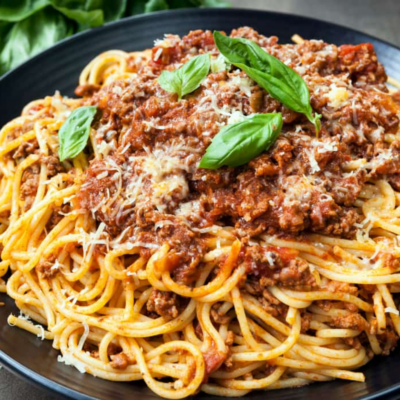 Macarr&atilde;o &agrave; bolonhesa